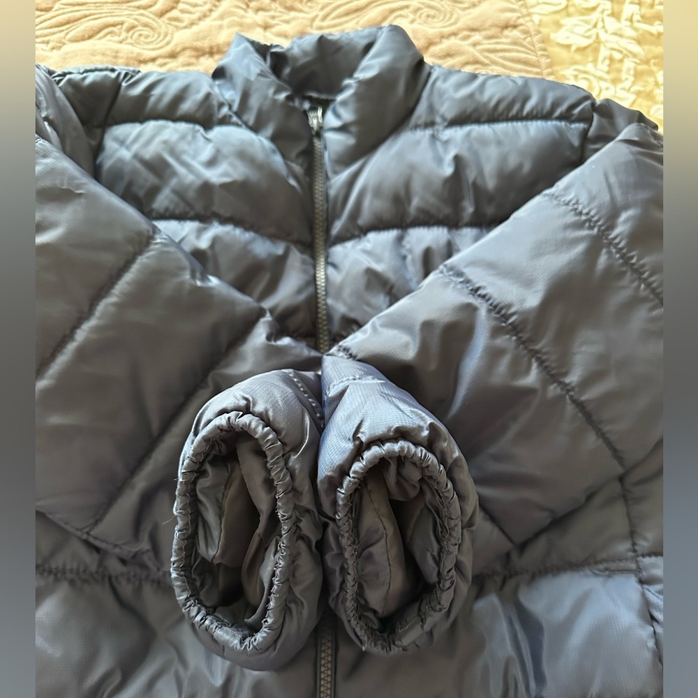 The Children’s Place Navy Blue Puffer Coat Size 10/12 YLG - Picture 6 of 7